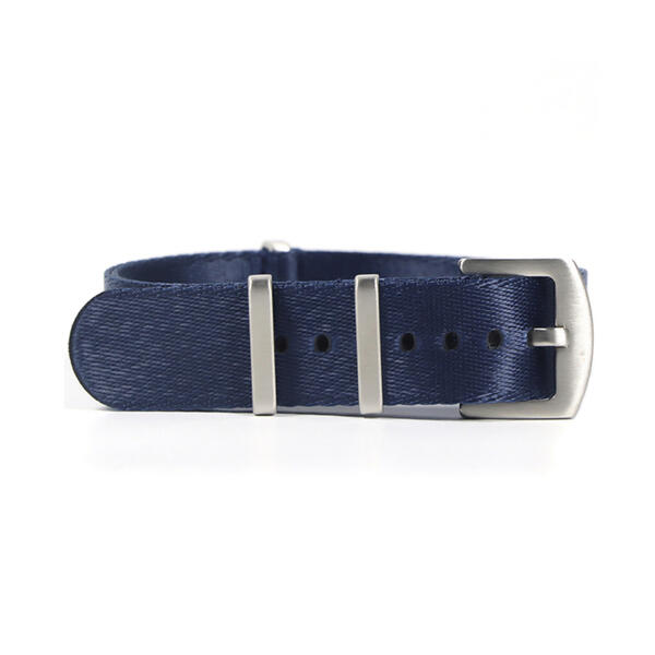 Time Zero Watch Straps Richmond Hill Blue Ballistic Nylon NATO Strap Band