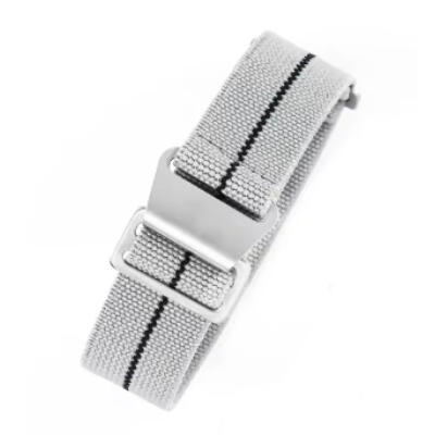 Time Zero Watch Straps Richmond Hill Grey and Black MN Marine Nationale Strap Band