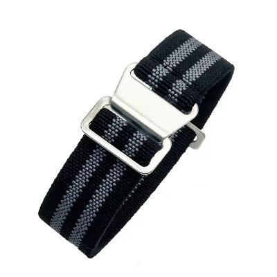 Time Zero Watch Straps Richmond Hill Grey and Black MN Marine Nationale Strap Band 007 James Bond Spectre