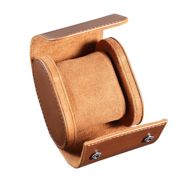 Time Zero Watch Straps Richmond Hill Brown Watch Roll