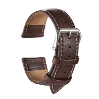 Coffee/White Smooth - SKU: L4A $29.99 CA 🍁 2026 • In Stock, 18mm / 20mm / 22mm Buy Now