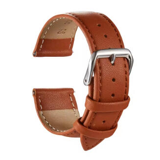 Brown Smooth - SKU: L5A $29.99 CAD 🍁 2026 • In Stock, 18mm / 20mm / 22mm Buy Now