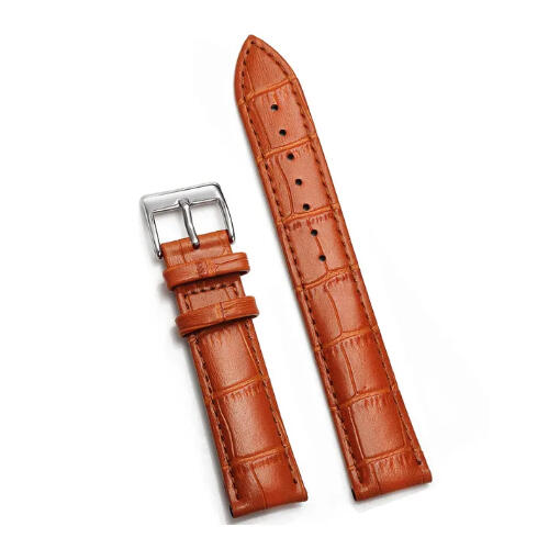 Time Zero Watch Straps Richmond Hill Light Brown Genuine Leather Strap Band