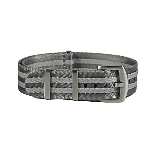 Time Zero Watch Straps Richmond Hill Grey and White Ballistic Nylon NATO Strap Band 007 James Bond Spectre